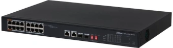 Коммутатор Dahua DH-S3218-16ET-135 (L2) 16x100Мбит/с 2x1Гбит/с 2SFP 135W управляемый от магазина РЭССИ