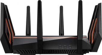 Роутер беспроводной Asus GT-AX11000 AX11000 10/100/1000BASE-TX/4G ready черный от магазина РЭССИ