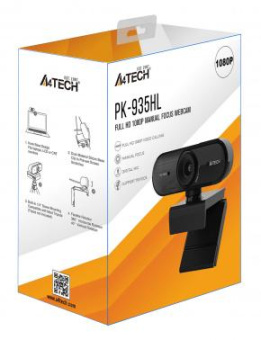 Камера Web A4Tech PK-935HL черный 2Mpix (1920x1080) USB2.0 с микрофоном от магазина РЭССИ