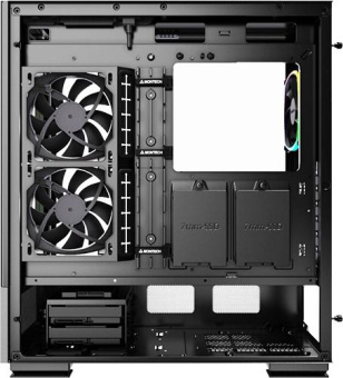 Корпус Montech Sky Two черный без БП ATX 3x140mm 2xUSB3.0 audio bott PSU от магазина РЭССИ