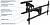 Кронштейн для телевизора Kromax ATLANTIS-65 черный 40"-90" макс.45кг настенный поворотно-выдвижной и наклонный от магазина РЭССИ