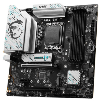 Материнская плата MSI B760M GAMING PLUS WIFI Soc-1700 Intel B760 4xDDR5 mATX AC`97 8ch(7.1) 2.5Gg+HDMI+DP от магазина РЭССИ