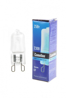Лампа Camelion G9 230V 25W матовая от магазина РЭССИ