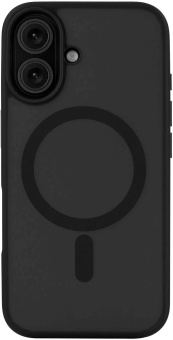 Чехол (клип-кейс) uBear для Apple iPhone 16 Cloud with MagSafe черный (CS427BL61MT-I24M) от магазина РЭССИ