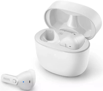 Гарнитура вкладыши Philips TAT2236WT/00 белый беспроводные bluetooth в ушной раковине от магазина РЭССИ