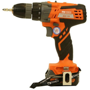 Аккумуляторная дрель-шуруповерт СОЮЗ ДШС-12К от магазина РЭССИ