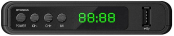 Ресивер DVB-T2 Hyundai H-DVB520 + WiFi-адаптер черный от магазина РЭССИ