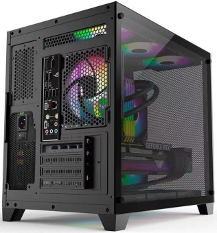 Корпус Formula Crystal Z5 черный без БП mATX 1x120mm 2xUSB2.0 1xUSB3.0 audio bott PSU от магазина РЭССИ