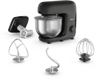 Кухонная машина Tefal Bake Essential QB161H38 планетар.вращ. 800Вт черный/серебристый от магазина РЭССИ