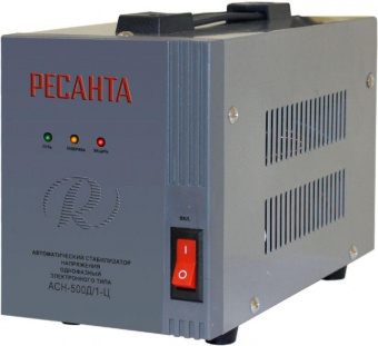 Стабилизатор напряжения Ресанта АСН-1000Д/1-Ц однофазный серый (63/6/38) от магазина РЭССИ