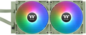 Система водяного охлаждения Thermaltake TH280 V2 Matcha ARGB Soc-AM5/AM4/1151/1200/1700 зеленый 4-pin 34.7dB Al+Cu Ret (CL-W375-PL14MG-A) от магазина РЭССИ