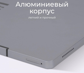 Планшет Kvadra TS11.02-2111-21 (2.4) 8C RAM6Gb ROM128Gb 10.95" IPS 2000x1200 LTE 1Sim KvadraOS серый 13Mpix 5Mpix BT GPS WiFi Touch microSD 256Gb 9000mAh 8hr от магазина РЭССИ
