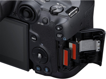 Фотоаппарат Canon EOS R7 черный 32.5Mpix 2.95" 4K WiFi RF-S 18-150mm f/3.5-6.3 IS STM LP-E6NH от магазина РЭССИ