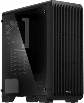 Корпус Zalman S2 TG черный без БП ATX 5x120mm 2xUSB2.0 1xUSB3.0 audio bott PSU от магазина РЭССИ