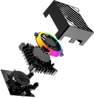 Система водяного охлаждения ID-Cooling Dashflow 360 XT Pro ARGB Soc-AM5/AM4/1200/1700/1851 черный 4-pin 16-34dB Al+Cu 350W Ret от магазина РЭССИ