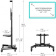 Картинка Подставка для телевизора Onkron TS1551 черный 40"-70" макс.60.5кг напольный мобильный от магазина РЭССИ Подставка для телевизора Onkron TS1551 черный 40"-70" макс.60.5кг напольный мобильный от магазина РЭССИ