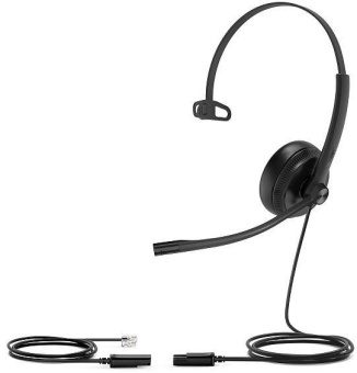 Гарнитура проводная Yealink YHS34 Mono черный от магазина РЭССИ