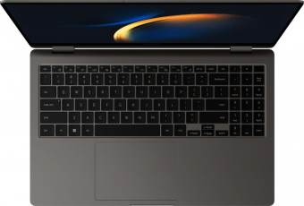 Ноутбук Samsung Galaxy book 3 360 NP754 Core i7 1360P 16Gb SSD512Gb Intel Iris Xe graphics 15.6" AMOLED Touch FHD (1920x1080) Windows 11 Professional dk.grey WiFi BT Cam (NP754QFG-KA1IT) от магазина РЭССИ