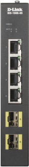 Коммутатор D-Link DIS-100G-6S DIS-100G-6S/A 4G 2SFP неуправляемый от магазина РЭССИ
