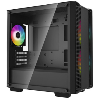 Корпус Deepcool CC360 ARGB черный без БП ATX 8x120mm 5x140mm 1xUSB2.0 audio bott PSU от магазина РЭССИ