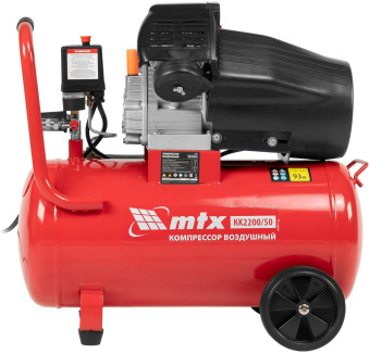 Компрессор поршневой MTX КК-2200/50 масляный 350л/мин 50л 2200Вт красный/черный от магазина РЭССИ