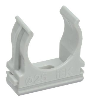Держатель d25mm IEK CTA10D-CF25-K41-100-PCS (упак.:100шт) серый от магазина РЭССИ