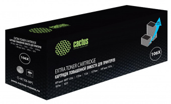 Картридж лазерный Cactus CS-W1106-MPS W1106X черный (3000стр.) для HP Laser 107a/107r/107w/135a MFP/135r MFP/135w MFP/137fnw MFP от магазина РЭССИ