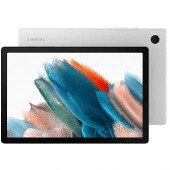 Планшет Samsung Galaxy Tab A8 SM-X205N T618 (2.0) 8C RAM4Gb ROM64Gb 10.5" TFT 1920x1200 3G 4G Android 11 серебристый 8Mpix 5Mpix BT GPS WiFi Touch microSD 1Tb 7040mAh от магазина РЭССИ