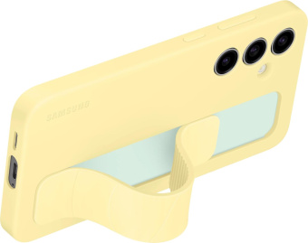 Чехол (клип-кейс) Samsung для Samsung Galaxy S24 FE Standing Grip Case S24FE желтый (EF-GS721CYEGRU) от магазина РЭССИ