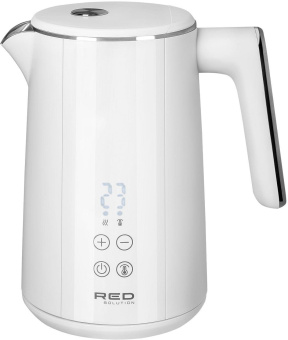 Чайник электрический Red Solution RK-M112D 1.5л. 2200Вт белый корпус: металл/пластик от магазина РЭССИ