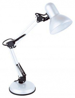 Светильник Lucia Юниор (465-W) настольный на подставке E27 белый 40Вт от магазина РЭССИ