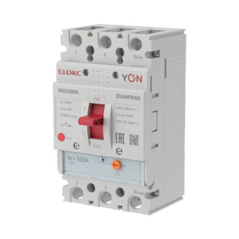 Выключатель автоматический YON max MGS160N 3P 128-160А 36кА с регулируемым термомагнитным расцепителем от магазина РЭССИ
