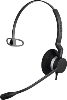 Наушники с микрофоном Jabra BIZ 2300 Mono QD черный 1.075м накладные оголовье (2303-820-104) от магазина РЭССИ