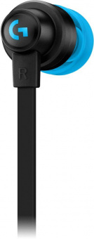 Наушники с микрофоном Logitech G333 черный/голубой 1.2м вкладыши в ушной раковине (981-000924) от магазина РЭССИ
