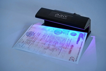 Детектор банкнот PRO 7 LED Т-06742 просмотровый мультивалюта от магазина РЭССИ