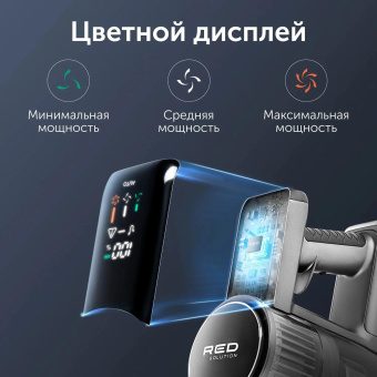 Пылесос ручной Red Solution V3080 450Вт серый/серый от магазина РЭССИ