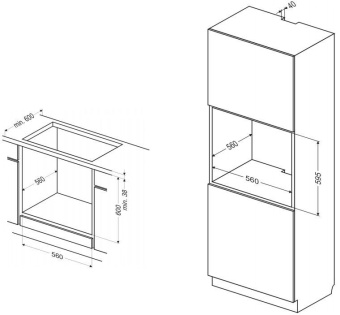 Духовой шкаф Электрический Hansa BOEI68491 нержавеющая сталь/черный от магазина РЭССИ