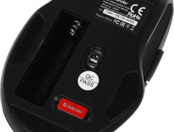 Мышь Defender Prime MB-053 черный оптическая 1600dpi silent беспров. USB для ноутбука 5but (52053) от магазина РЭССИ