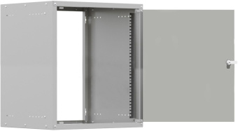 Шкаф коммутационный NTSS LIME (NTSS-WL15U5545GS) настенный 15U 550x450мм пер.дв.стекл несъемн.бок.пан. 30кг серый от магазина РЭССИ