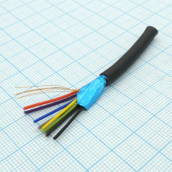 Провод   8-ми жил.экранированный круглый от магазина РЭССИ