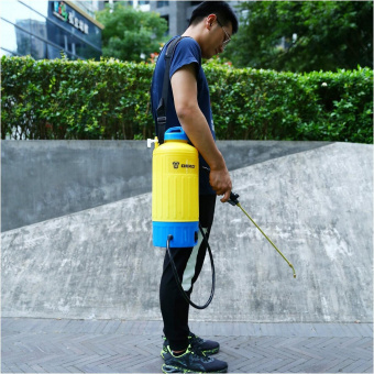 Опрыскиватель Deko DKSP11 аккум. 8л желтый/синий (065-0950) от магазина РЭССИ