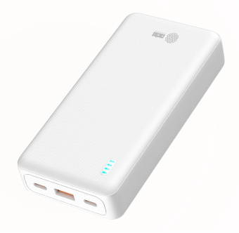 Мобильный аккумулятор Cactus CS-PBFSEA-20000 20000mAh 4.5A USB-A/2xUSB-C белый от магазина РЭССИ
