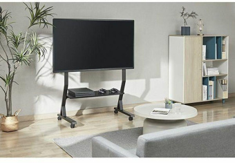 Подставка для телевизора Ultramounts UM306B черный 45"-90" макс.60кг напольный мобильный от магазина РЭССИ
