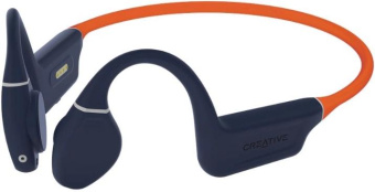 Гарнитура накладные Creative Outlier Free Plus оранжевый/синий беспроводные bluetooth шейный обод (51EF1081AA002) от магазина РЭССИ