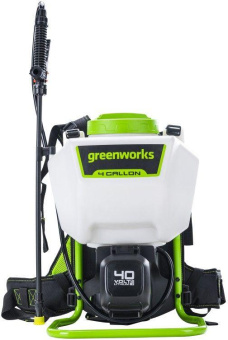 Опрыскиватель Greenworks G40BPS аккум. ранц. 15л белый/зеленый (5300007) от магазина РЭССИ