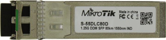 Mikrotik S-55DLC80D SFP модуль 1.25G SM 80km 1550nm от магазина РЭССИ