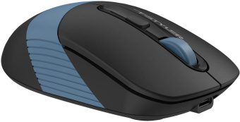 Мышь A4Tech Fstyler FB10CS черный/синий оптическая (2000dpi) silent беспроводная BT/Radio USB (4but) от магазина РЭССИ