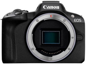 Фотоаппарат Canon EOS R50 черный 24.2Mpix 2.95" 4K WiFi RF-S 18-45mm IS STM LP-E6NH от магазина РЭССИ