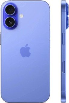 Смартфон Apple A3288 iPhone 16 128Gb ультрамарин моноблок 3G 4G 2Sim 6.1" 1179x2556 iOS 18 48Mpix 802.11 a/b/g/n/ac/ax/be NFC GPS Protect от магазина РЭССИ