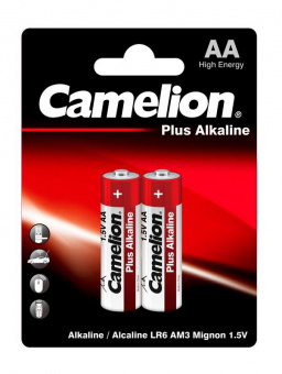 Батарея Camelion Plus Alkaline LR6-BP2 AA 2700mAh (2шт) блистер от магазина РЭССИ